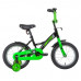 Велосипед 14 Novatrack Strike.BKG20 черный-зеленый АКЦИЯ!!!