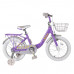 Велосипед 16  Tech Team Milena фиолетовый (алюминий),корзина