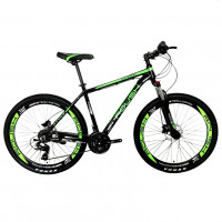 Велосипед 27,5 Roush 27HD210 AL PRO-3 зелёный матовый
