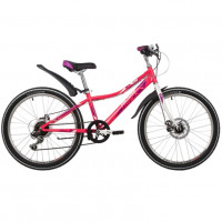 Велосипед 24 Novatrack SH6SD Alice 10PN21  6-ск розовый