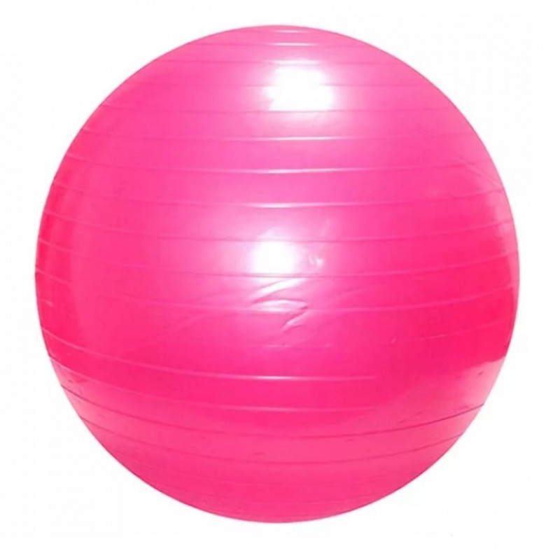 Мяч  гимнастический, пластизоль 55см, 600г.,розовый, 25619-57 с