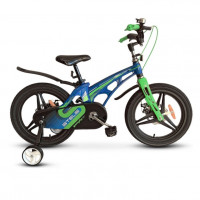 Велосипед 16  Stels  Galaxy V010 Pro синий/зелёный 2021