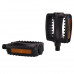 Педаль детская MIXIEER KIDS MX-P644, пласт., чёрный, ось 4S, 77х81мм 1 пара. Резьба 1/2 дюйма