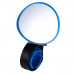 Зеркало  X95410 BC-BM101 синее с силиконовым крепежом на руль, рег. угла
