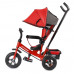 Детский 3-х колёсный велосипед CR-B3-03RD City-Ride , колёса надувные 10/8, сиденье не поворот, бампер, багажник, красный