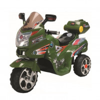 Электромотоцикл детский TR1102G  зелен с фар. (112x72x70)