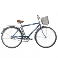 Велосипед 28 Foxx  SHC.FUSION.20BL1 синий+дор. корзина
