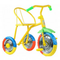 Детский 3-х колёсный велосипед LH702 жёлтый