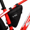 Сумка велосипедная подрамная BICYCLE SOUL, с боковой молнией, крепление velcro, чёрная 20х18,5х4см. /уп 300/