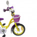 Велосипед 16 OSCAR KITTY 2023 желтый/фиолетовый
