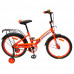 Велосипед 18  AVENGER NEW STAR, оранжевый/чёрный