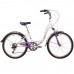 Велосипед 24 Novatrack SH6V.BUTTERFLY.13VL22  белый-фиолетовый