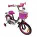 Велосипед 14 OSCAR KITTY 2023 Black/Purple new