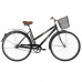 Велосипед 28 Foxx  SHC.FIESTA.20BK1 чёрный+дор. корзина