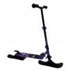 Самокат-снегокат 2в1 TT 125R-comfort 2022г purple с ЛЫЖАМИ от 3 лет 1/4