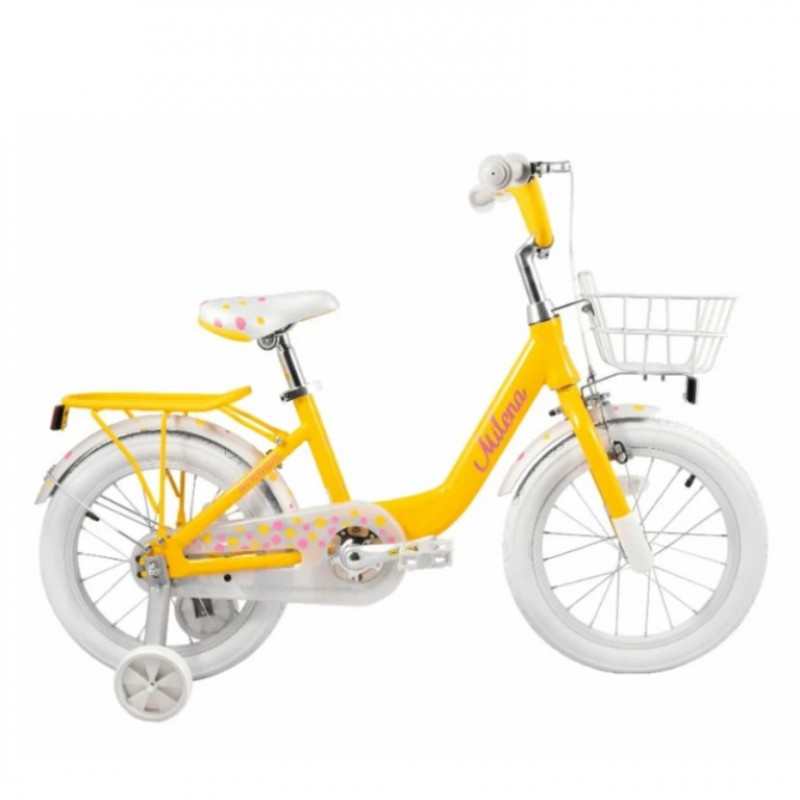 Велосипед 16  Tech Team Milena желтый (алюминий)
