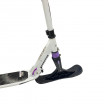 Самокат-снегокат 2в1 TT CITY SCOOTER с лыжами  2021 (Бело-фиолетовый)