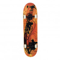 Скейтборд  Explore Ecoline SLIDE MASTER Rider (6) оранжевый деревянный